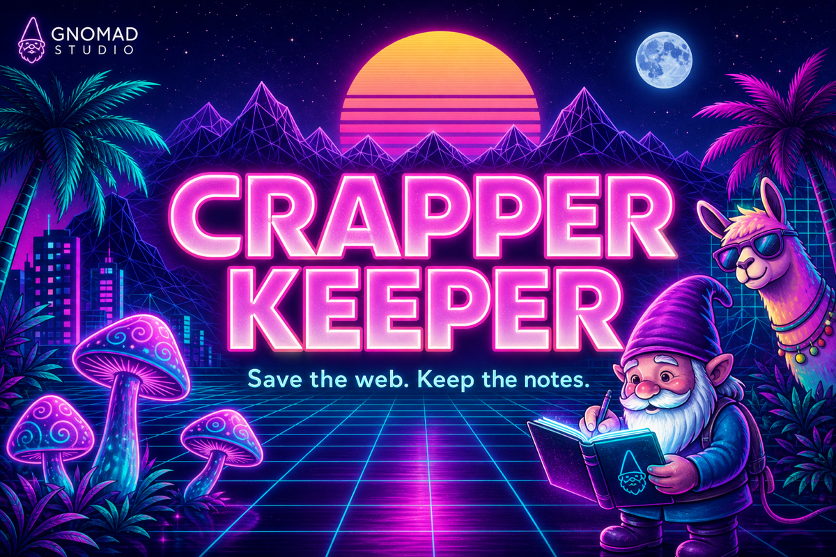 Open Graph share art for Crapper Keeper