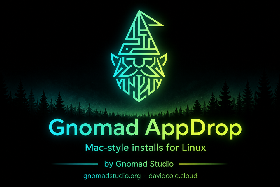Gnomad AppDrop splash screen