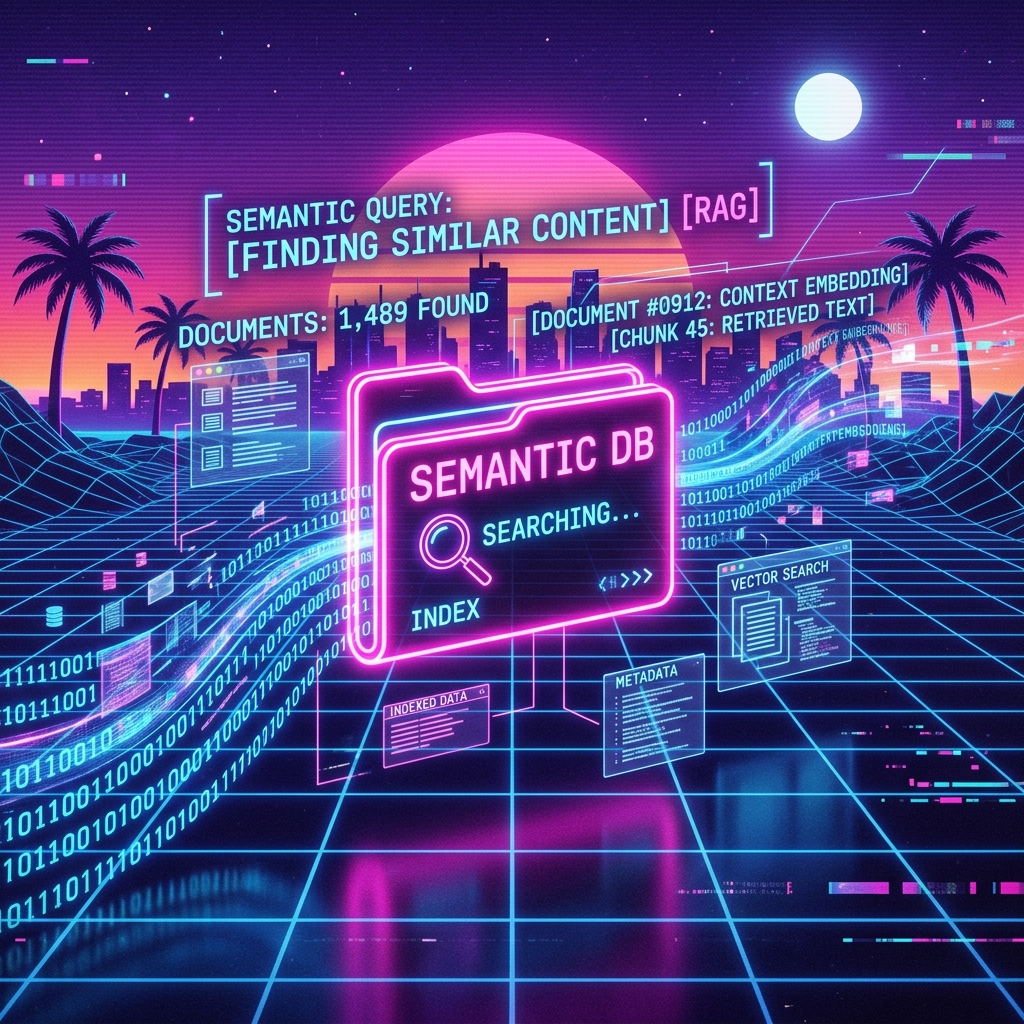 Workspace RAG concept — semantic search across project docs without indexing secrets